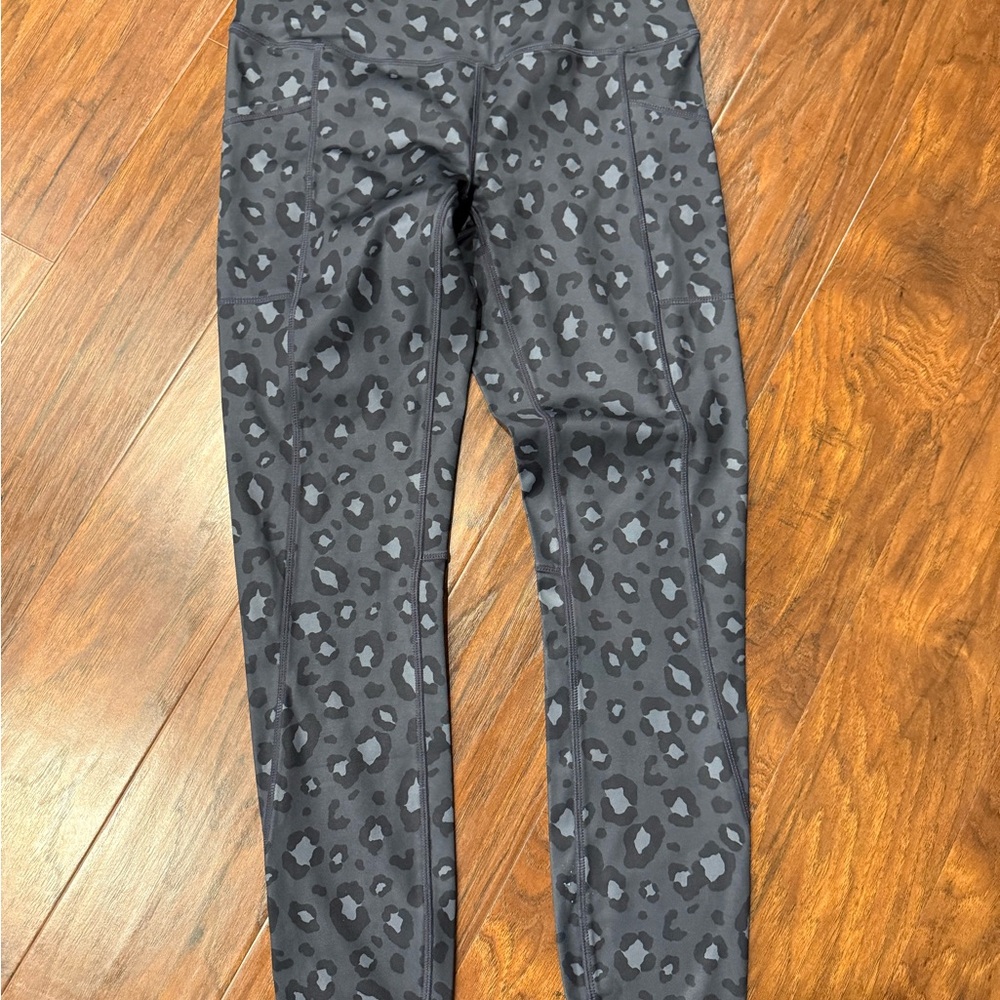Reebok Charcoal Animal Print Leggings